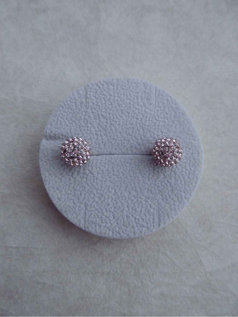 Hillberg & Berk 10mm Sparkle Ball™ Studs Rosè